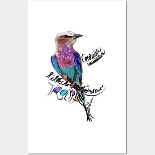 Lilac-breasted Roller, Troupant Posters and Art